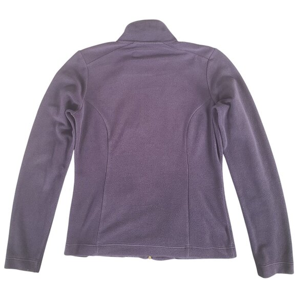Lilly Pulitzer Women's Size S Purple Zip-Up Fleece Jacket Gold Button Detail - Picture 2 of 14